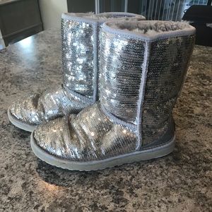 UGG Silver Sequin